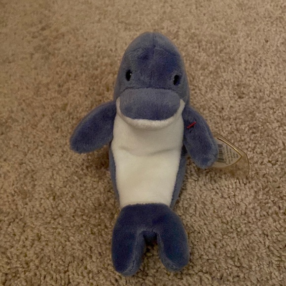NWT Ty Beanie Baby Echo the Dolphin - Picture 1 of 3